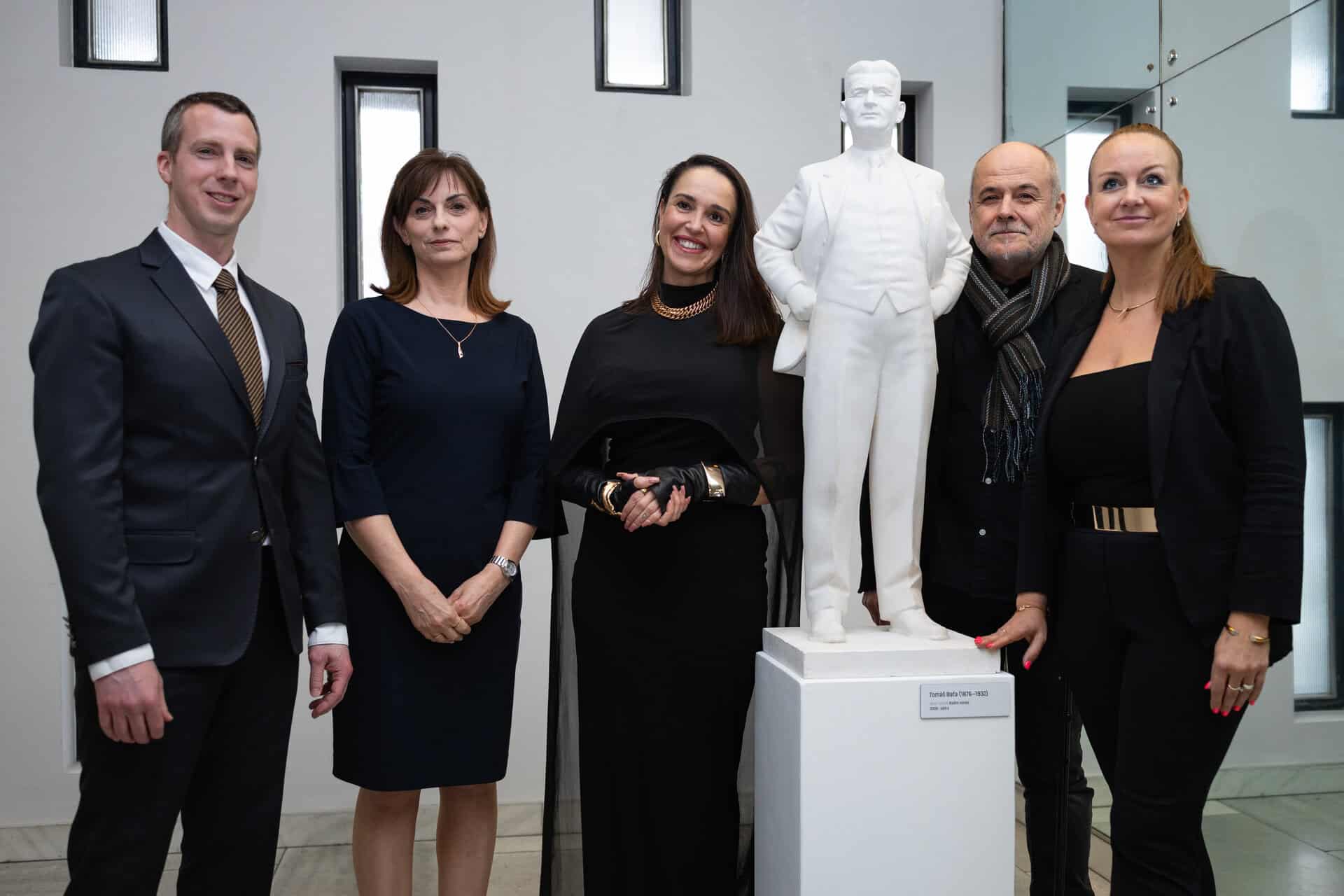 Odhalení sochy T. Bati